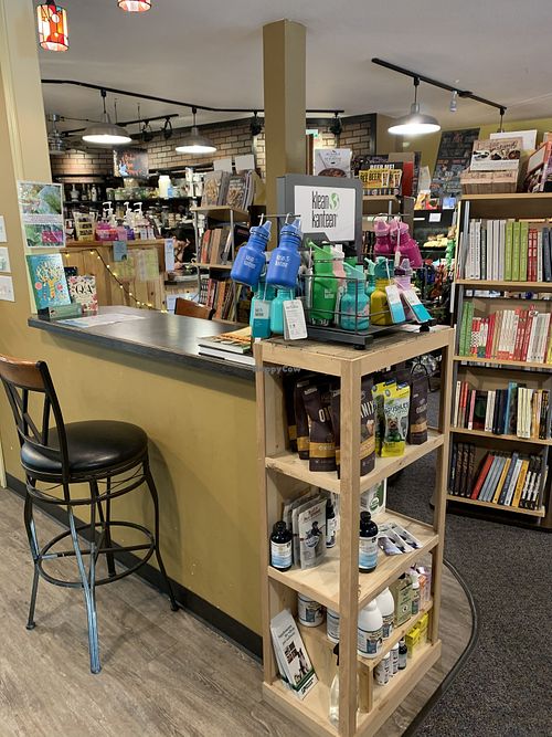 Cafe seating at Frontier Trading Post in Seward