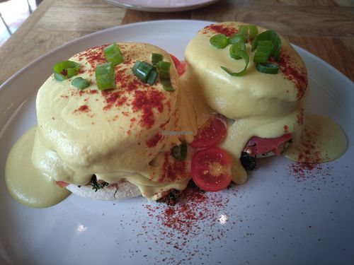 Egg Benedict at Morning People in Marbella