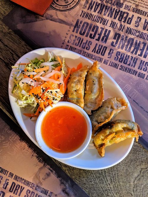 Vegan gyoza  at Banana Tree - Westbourne Grove in West London