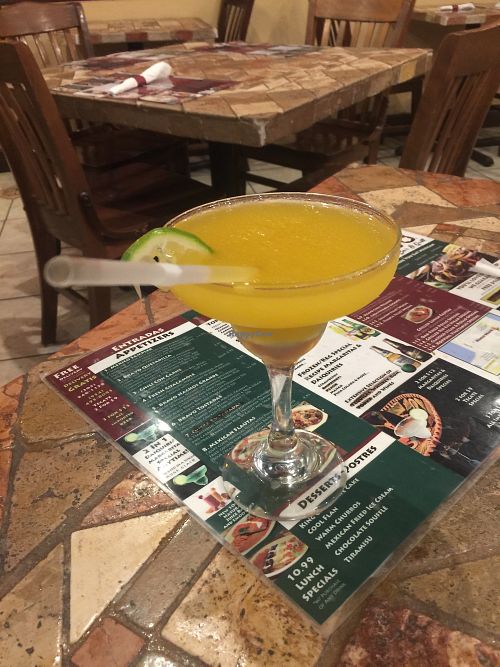 Mango Margarita at Mexico Bravo in Sunny Isles Beach