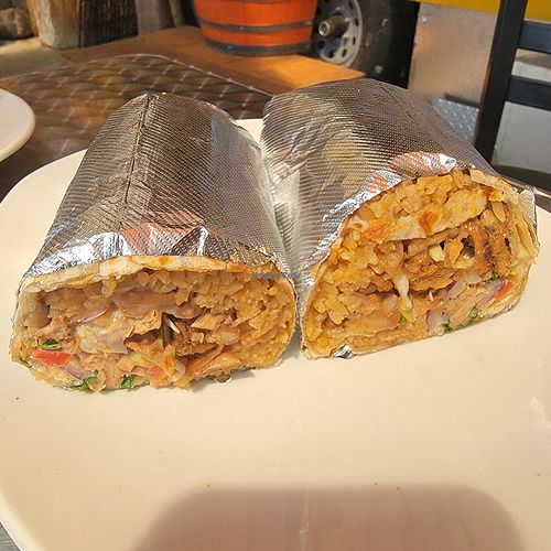 Burrito at Vegano Mexicano in Portland