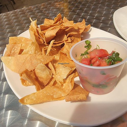 Chips at Vegano Mexicano in Portland