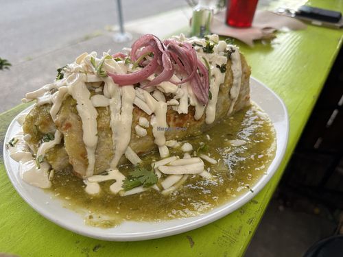 Burrito mojado   at Vegano Mexicano in Portland