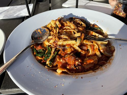 Pasta primavera    at Sparky's Landing in Mount Shasta