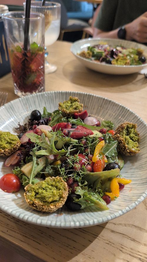 Falafel Salad at Socials Minor in Tashkent