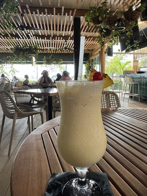 Piña colada sin alcohol   at Santa Bahía in Samana