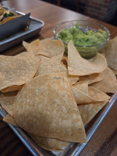 Chips and guacamole at Tipsy Putt in Monterey