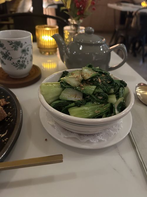 Baby bok Choi   at Charoen Krung in New York City