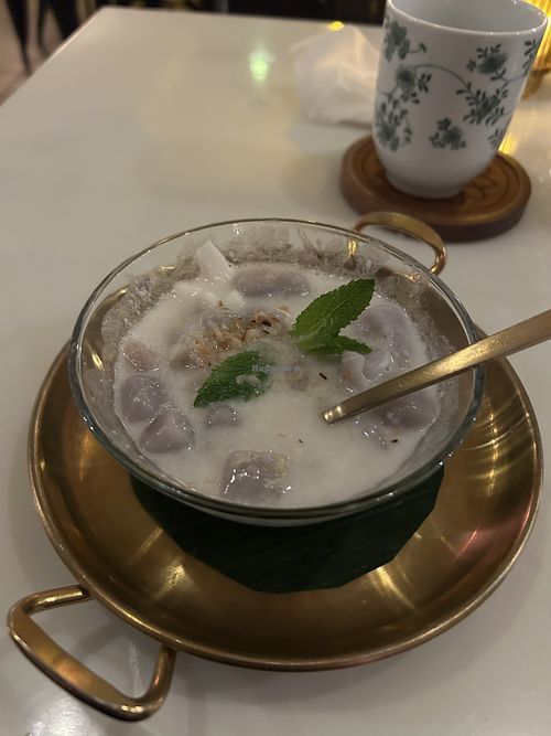 Coconut milk dessert   at Charoen Krung in New York City