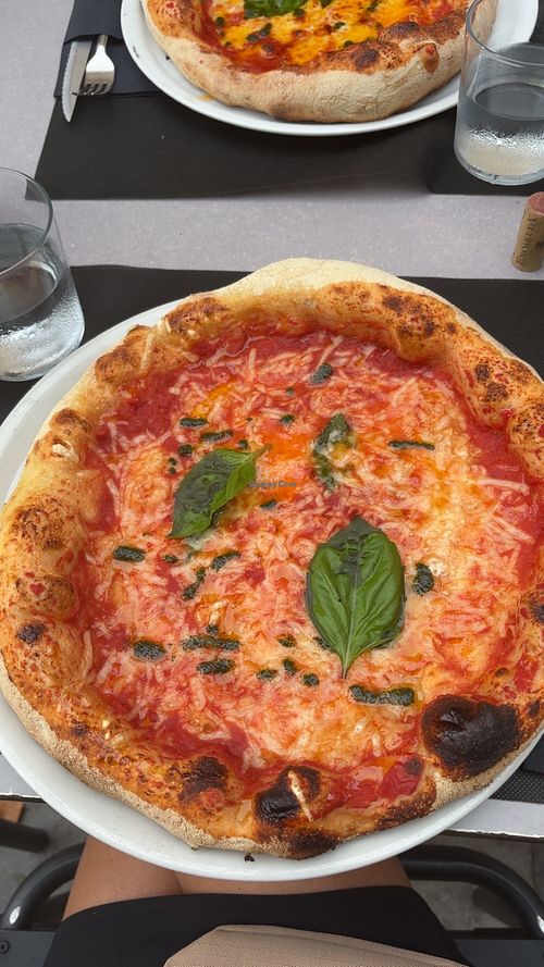 Margarita with vegan cheesee  at ABOCCAPERTA in Tarragona