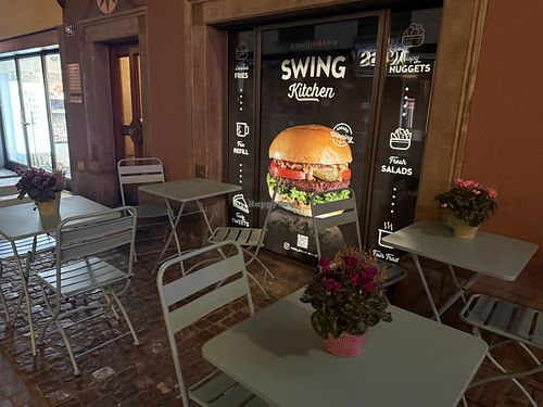 outside  at Swing Kitchen in Zurich