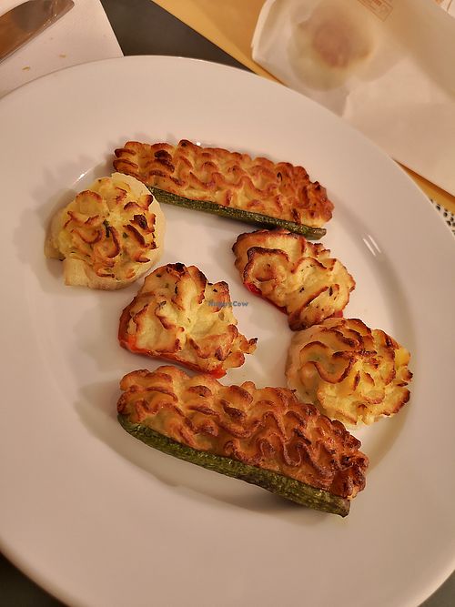 stuffed vegetables (veg filling) at Trattoria da Pezzi in Genoa