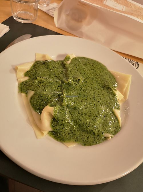 mandilli al pesto at Trattoria da Pezzi in Genoa