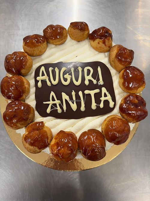Saint Honoré at Pastelleria Xeneize in Genoa