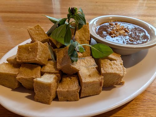 Fried Tofu at Top Vegan in New Paltz