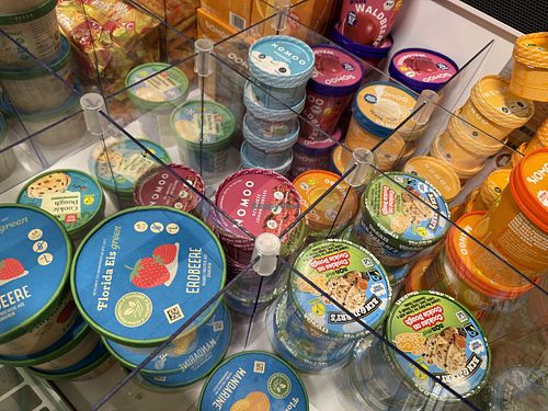 ice cream  at REWE Voll Pflanzlich in Berlin