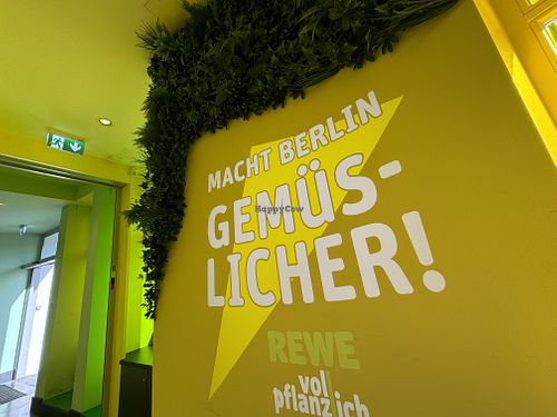 sign  at REWE Voll Pflanzlich in Berlin