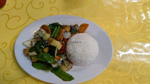 Mixed Vegetables and Tofu Stir Fried  at Meetang Thai Kitchen in Dandenong