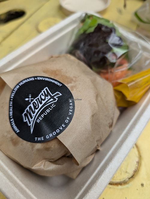 Chicken Burger at Mercy Republic in Bangkok