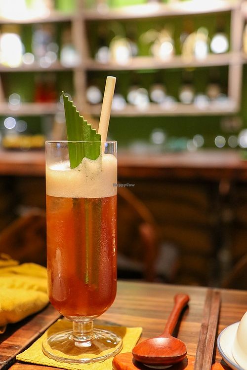 kombucha at Dana Vegan House in Hanoi