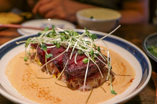 baked beetroot at Dana Vegan House in Hanoi
