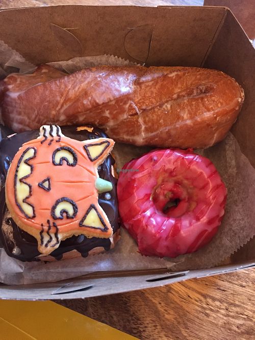 Cake, donut and twist too at The Cinnamon Snail in New York City