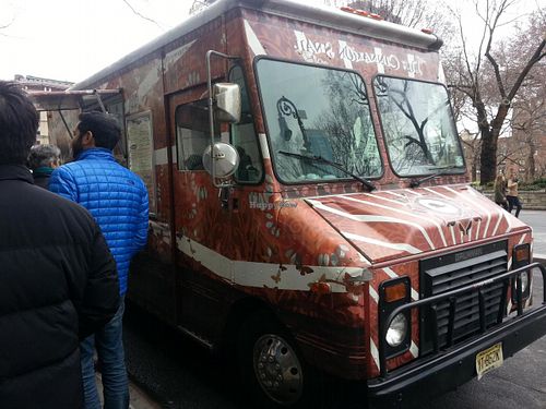 The van at The Cinnamon Snail in New York City