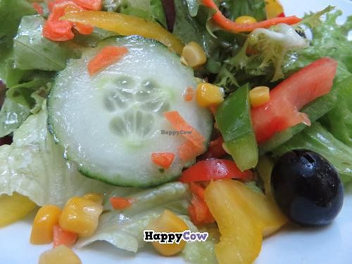 Side salad at Restaurant Café Kostbar in Saarbrucken