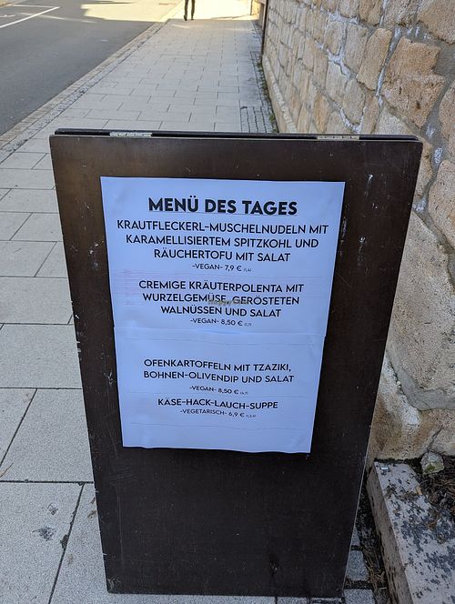 Menü des Tages (Februar 2026) at Café Wagner - Jena in Jena