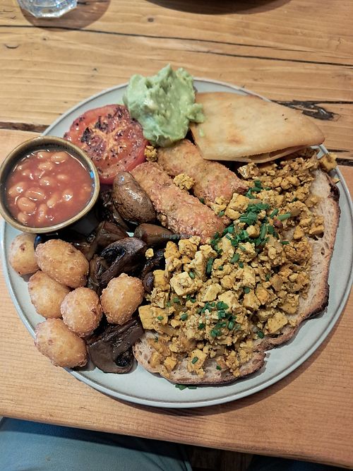 Breakfast plate at Jessie's  in Pitlochry