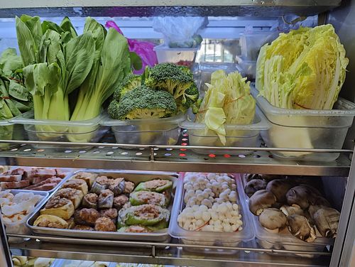 ingredients for mala at Shu Vegetarian 蔬方斋 - Yishun in North Singapore