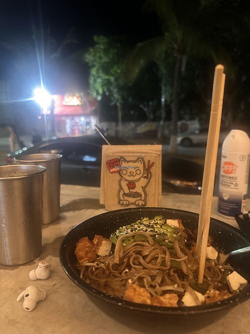   at Yum Yum Wok in Puerto Morelos