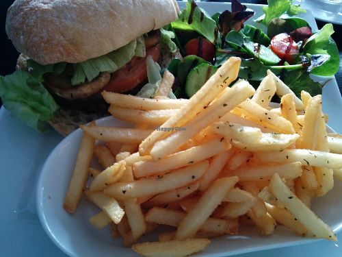 burger meal at The OakTree in Leigh-on-sea