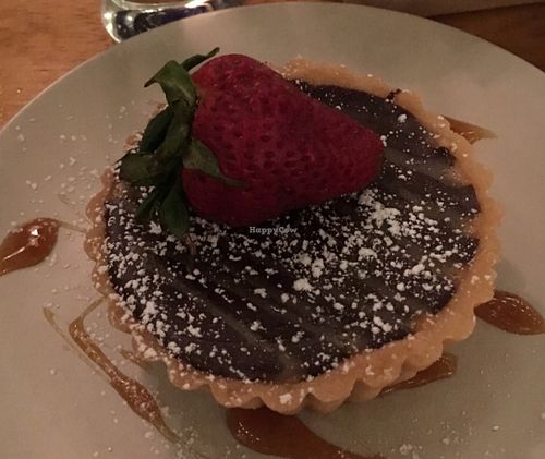 vegan chocolate peanut butter tart. SO good! at Sweet 27 in Baltimore