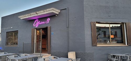 Storefront at Officine19 in Mallorca