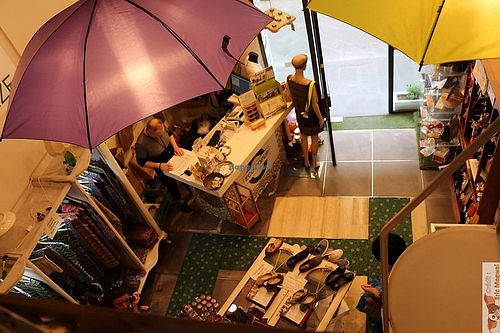 Meet Paolo, the owner. at Eco Popup in Florence