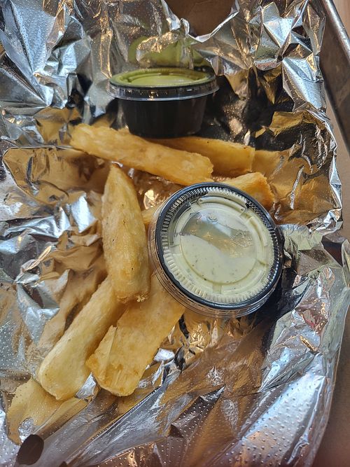 Side of Yucca fries at Four Brothers   in San Antonio
