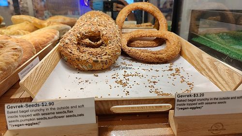 Gevrek seeds and Gevrek  at Yugoslavia Bakery & Cafe - Citylink Mall in Central Singapore