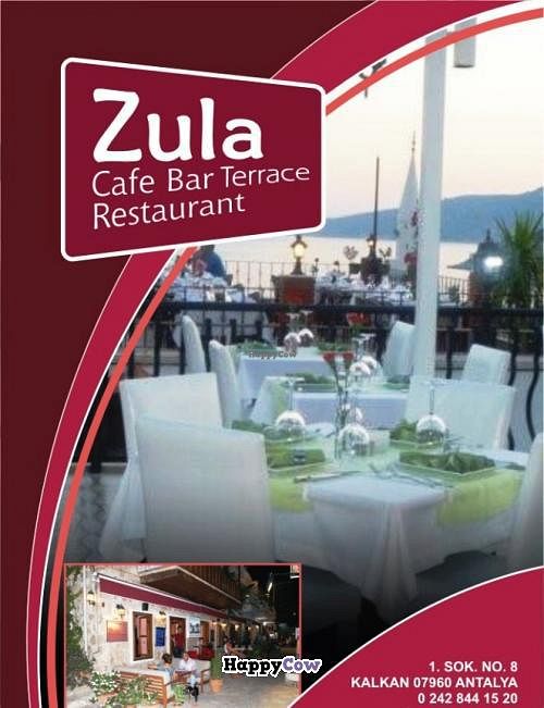 Cafe Zula has great and well decorated terrace at Cafe Zula in Kalkan