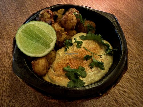 Patatas Bravas at Cafe Zorba in Medellin