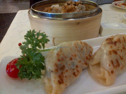 Dumplings at Wutai Vegetarian Restaurant in Markham