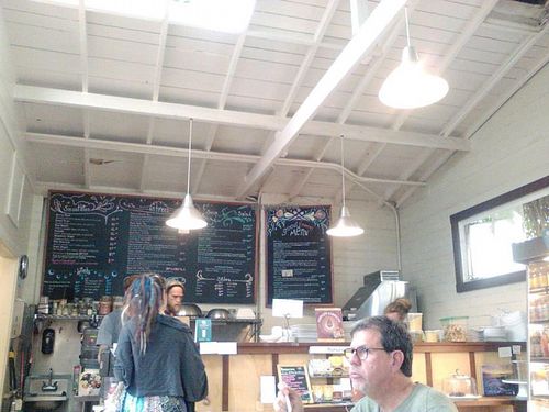 Menu Board at Shine Cafe in Morro Bay