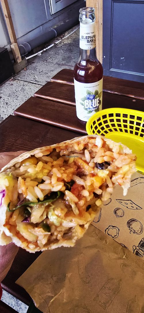 Vegetable/ rice burrito at Taco Loco Cantina - Nettetal in Nettetal