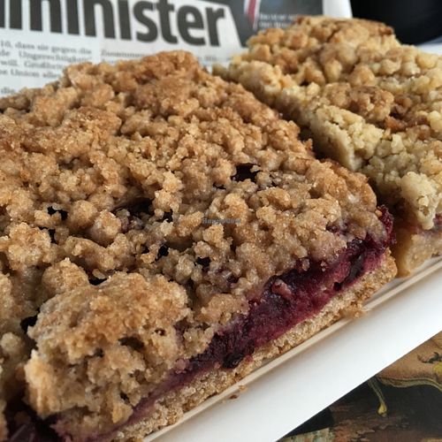 fruit crumble at Reformhaus Bacher - Im Hauptbahnhof in Cologne