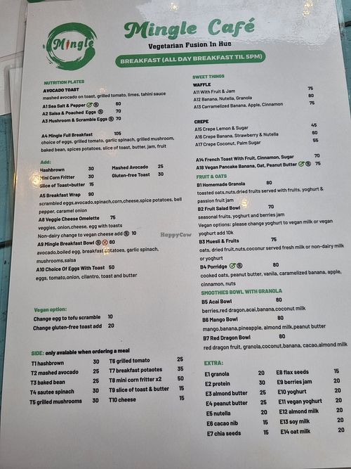  at Mingle Cafe in Hue