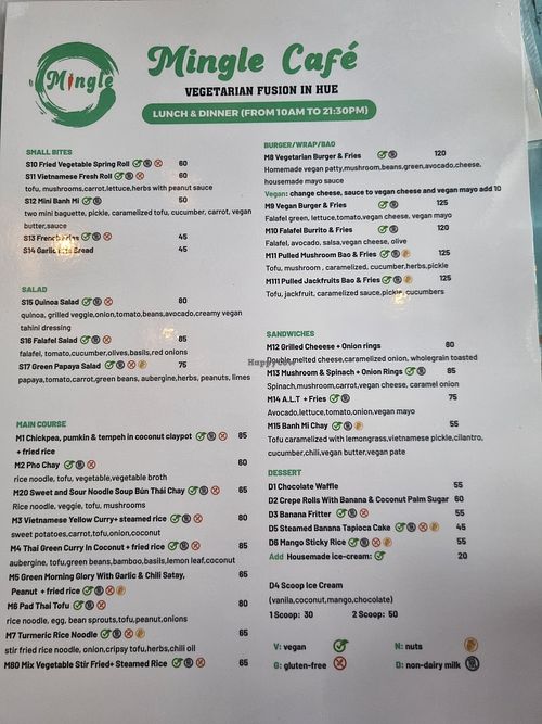  at Mingle Cafe in Hue