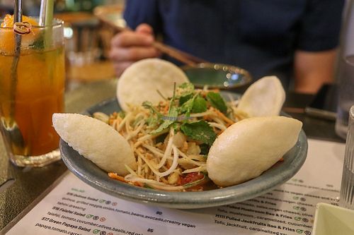salad at Mingle Cafe in Hue