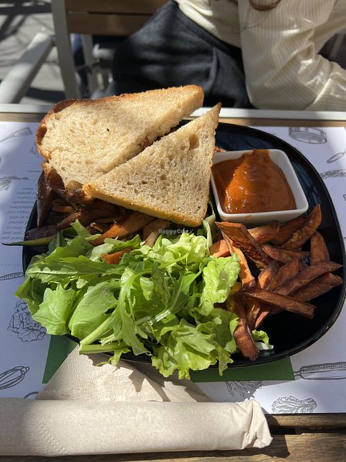 Warm kayu sandwich  at Zrno Bio Bistro in Zagreb