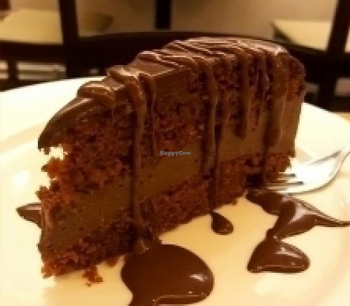 chocolate temptation  at Zrno Bio Bistro in Zagreb