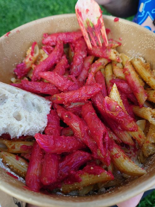 The other pasta, also sooo good! at Zrno Bio Bistro in Zagreb